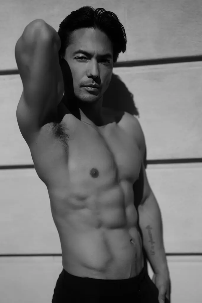 Kai Braden shirtless